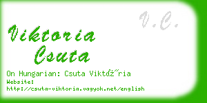 viktoria csuta business card